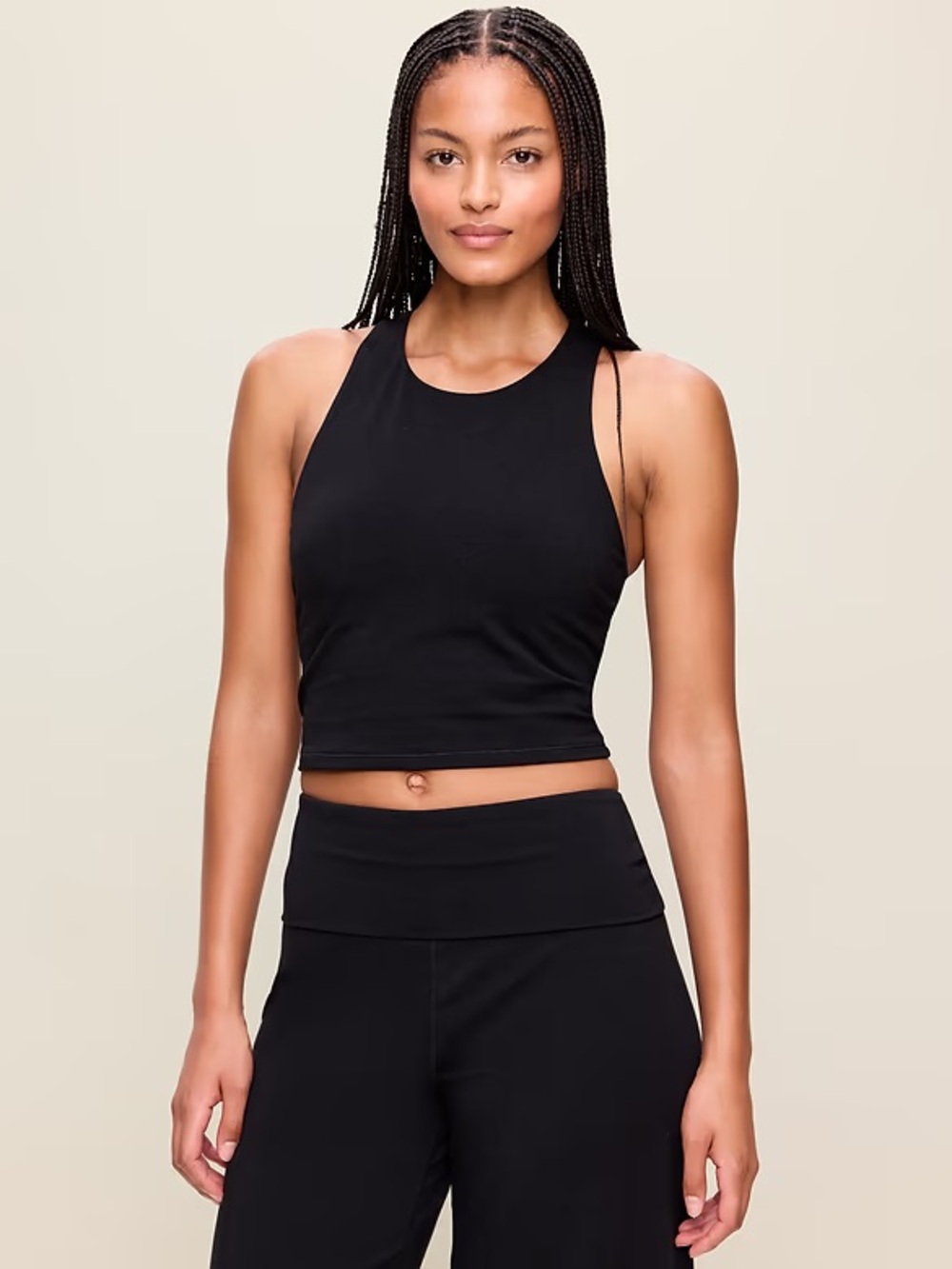 Lot of 2 Old Navy Light Support PowerChill High-Neck Racerback Sports Bra Large